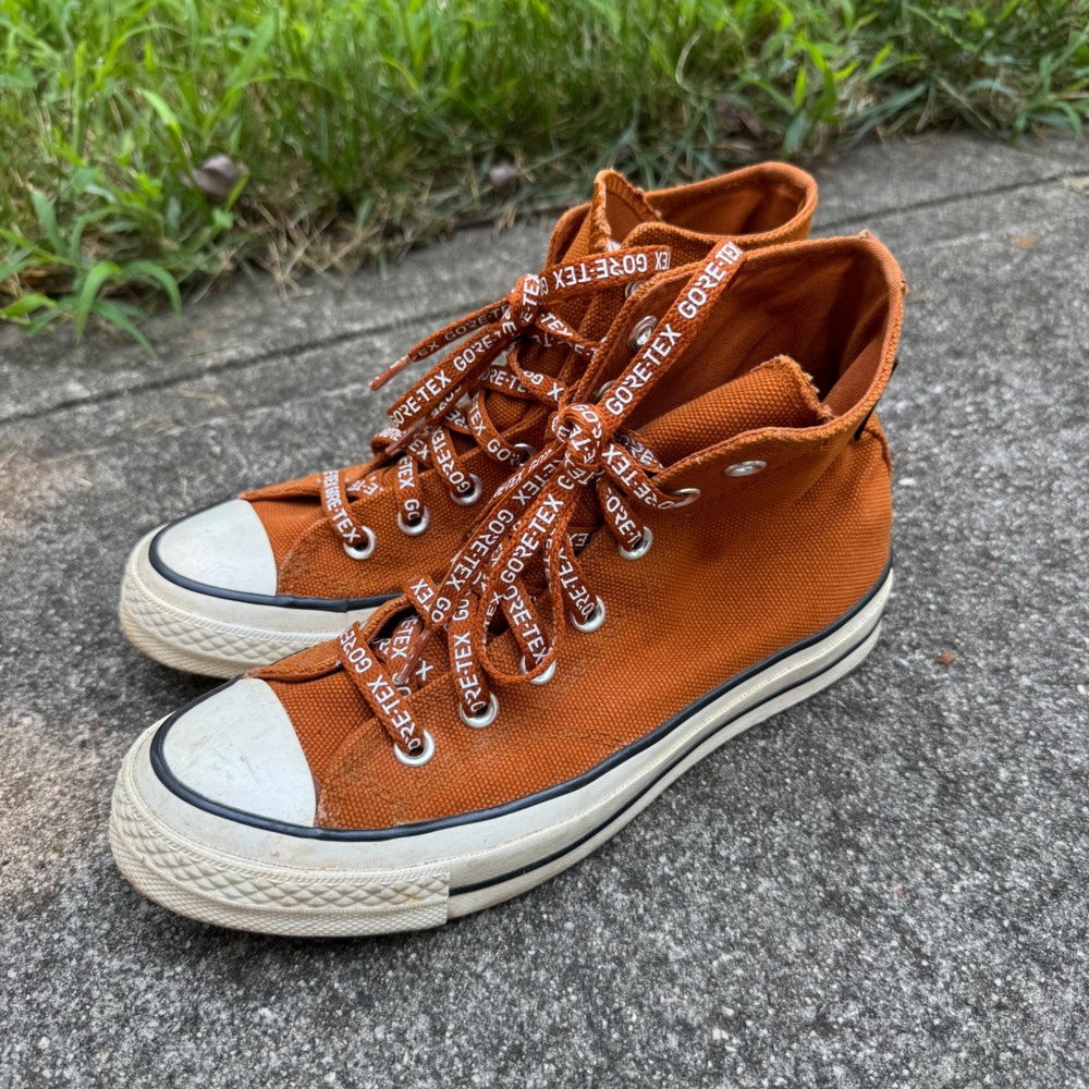 Converse Chuck 70 Hi Gore-Tex Unisex 4.5M 6.5W Orange Waterproof 168858C